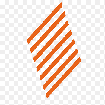 Memphis, ilustración de líneas paralelas naranja,  png thumbnail
