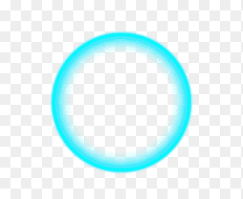 circle, teal neon-light ring art,  png thumbnail